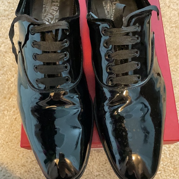 SALVATORE FERRAGAMO Belshaw Patent Oxford - Picture 8 of 8